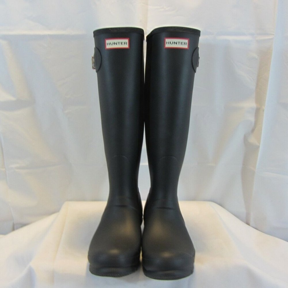 Hunter Women's Original Tall Rain Boots - Matte Black - Size 9 - NEW